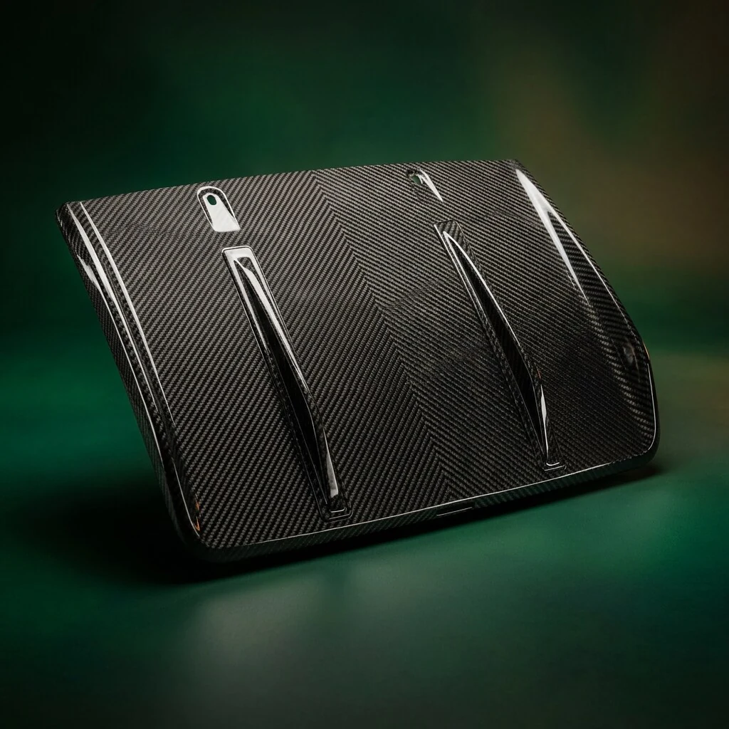 The rear diffuser — one continuous surface